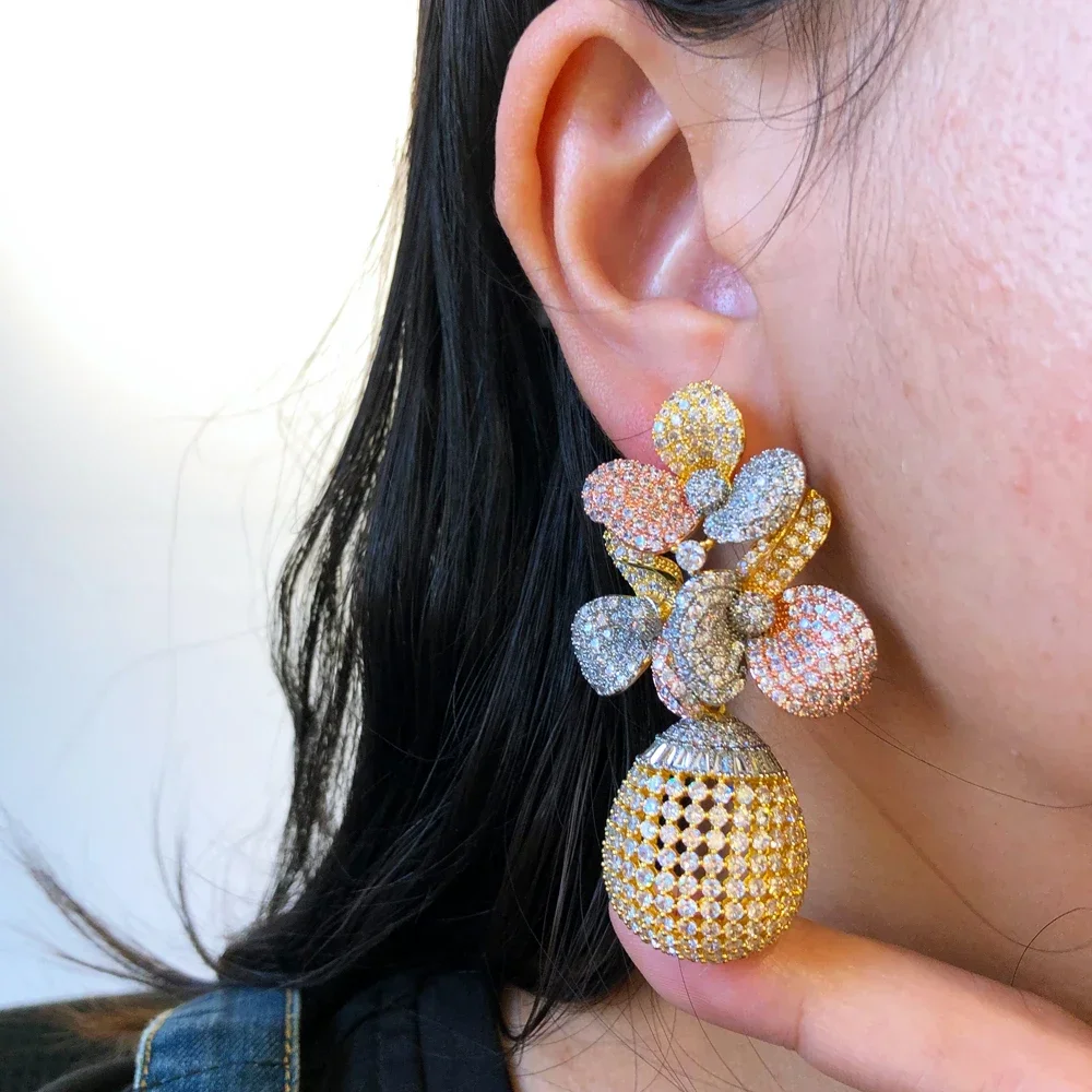 Kellybola New Luxury Gorgeous Big Drop Earrings For Women Wedding Party Shiny Full CZ Earrings Fashion Jewelry High Quality
Kellybola New Luxury Gorgeous Big Drop Earrings For Women Wedding Party Shiny Full CZ Earrings Fashion Jewelry High Quality