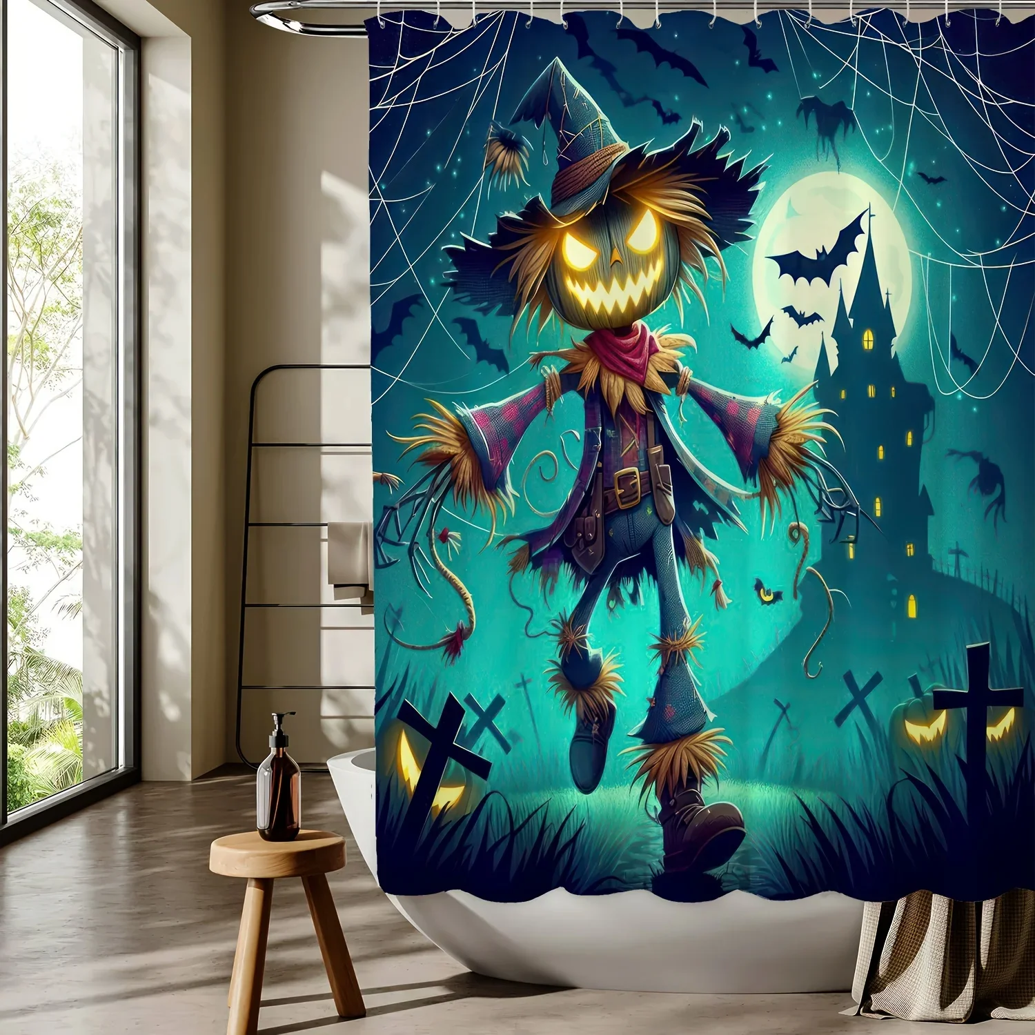 ~O~Хэллоуин ужас пугало цифровой принт занавеска для душа, можно стирать в машине, двусторонний всесезонный декор для ванной комнаты из полиэстера
~O~Хэллоуин ужас пугало цифровой принт занавеска для душа, можно стирать в машине, двусторонний всесезонный декор для ванной комнаты из полиэстера