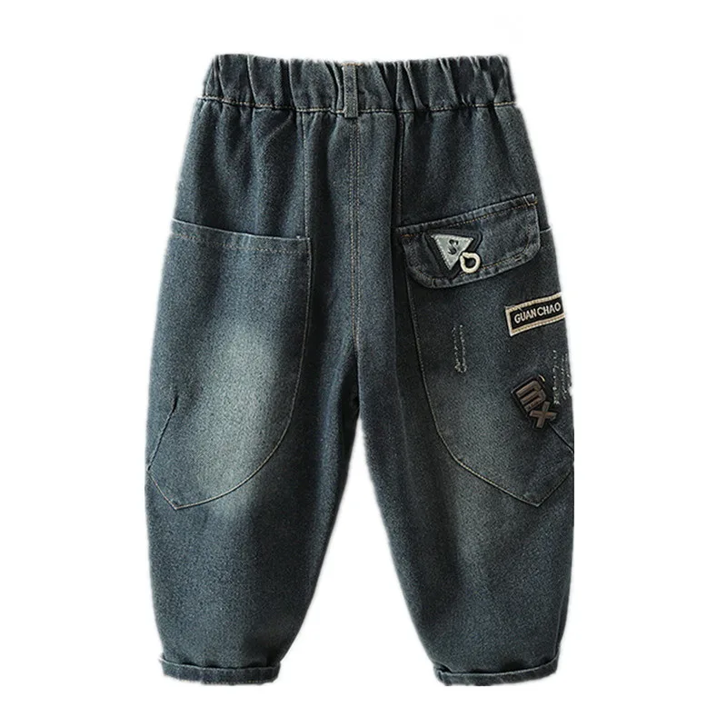 Весенне-осенние детские джинсы для мальчиков, детская уличная одежда, свободные джинсы, повседневные штаны, джинсовые штаны для маленьких мальчиков, штаны для девочек, От 2 до 10 лет
Весенне-осенние детские джинсы для мальчиков, детская уличная одежда, свободные джинсы, повседневные штаны, джинсовые штаны для маленьких мальчиков, штаны для девочек, От 2 до 10 лет