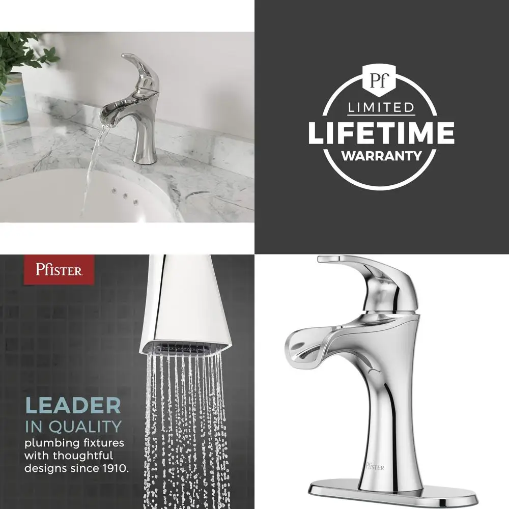 Смеситель для раковины Jaida с одной ручкой и полированной хромированной отделкой, крепление с 1 отверстием, LF042JDCC
Смеситель для раковины Jaida с одной ручкой и полированной хромированной отделкой, крепление с 1 отверстием, LF042JDCC