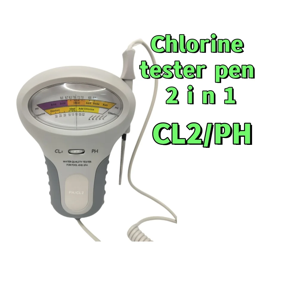 High Accuracy Portable pH Meter & Chlorine Tester for Water Quality Analysis in Swimming Pools
High Accuracy Portable pH Meter & Chlorine Tester for Water Quality Analysis in Swimming Pools