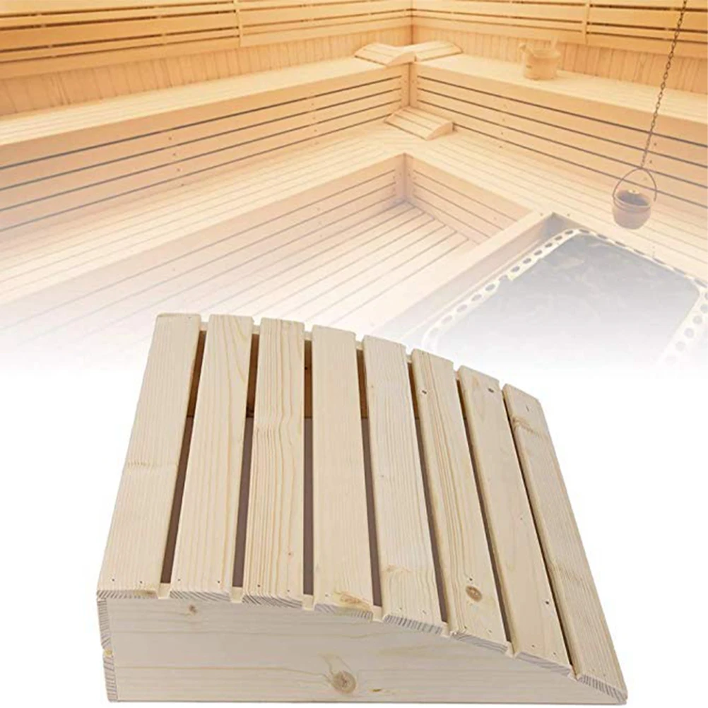 Steam Room Sauna Supplies Wooden Pillow Wedge Shaped Headrest Bamboo Cushion Comfortable Support Sauna Bath Facilities
Steam Room Sauna Supplies Wooden Pillow Wedge Shaped Headrest Bamboo Cushion Comfortable Support Sauna Bath Facilities