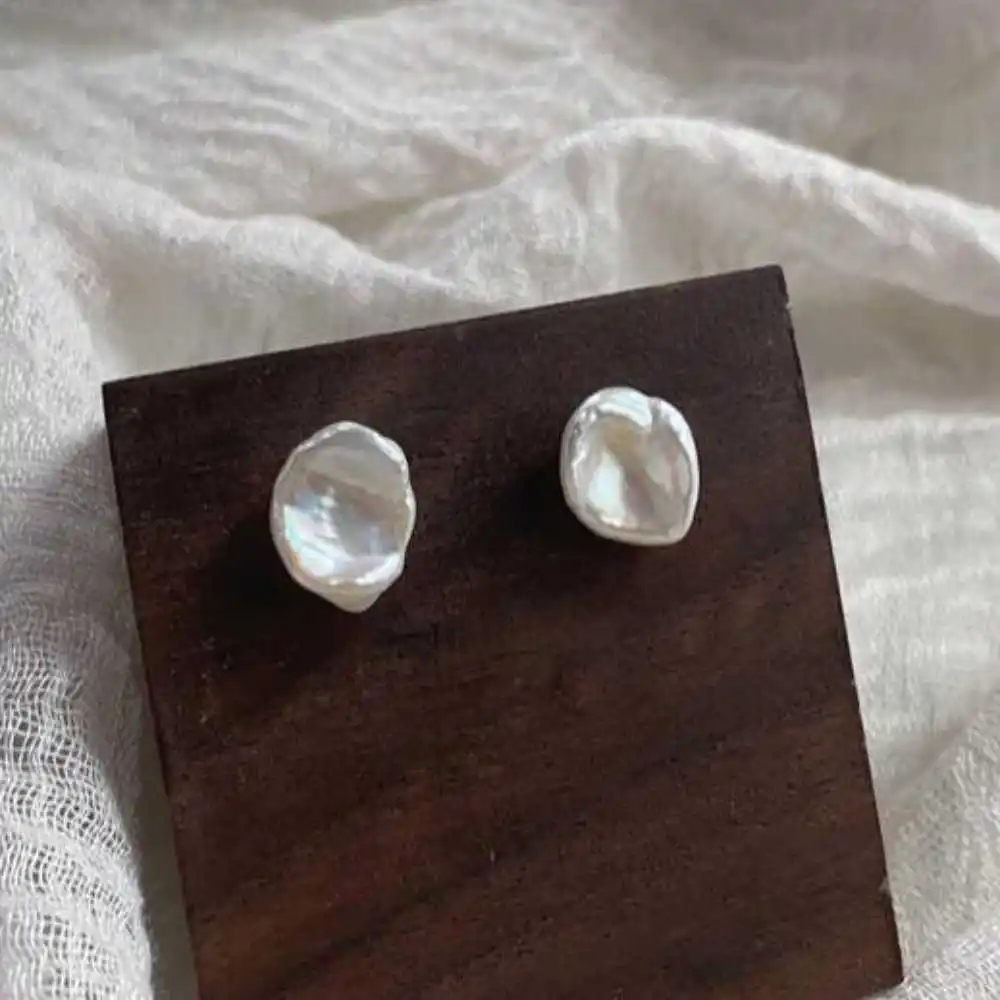 Flawless white Baroque pearl petal earrings +925 silver Dangle Custom Modern Ear Cuff Chandelier Party Stud Gemstone Gold Art
Flawless white Baroque pearl petal earrings +925 silver Dangle Custom Modern Ear Cuff Chandelier Party Stud Gemstone Gold Art