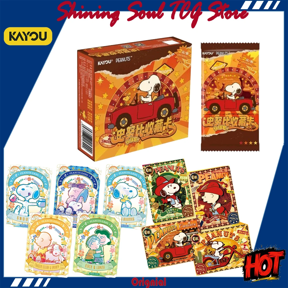 Genuine KAYOU Snoopy Peanuts Comics Vintage Trend Theme Warm puppy healing life Anime Collection TCG Cards Toys Birthday Gifts
Genuine KAYOU Snoopy Peanuts Comics Vintage Trend Theme Warm puppy healing life Anime Collection TCG Cards Toys Birthday Gifts