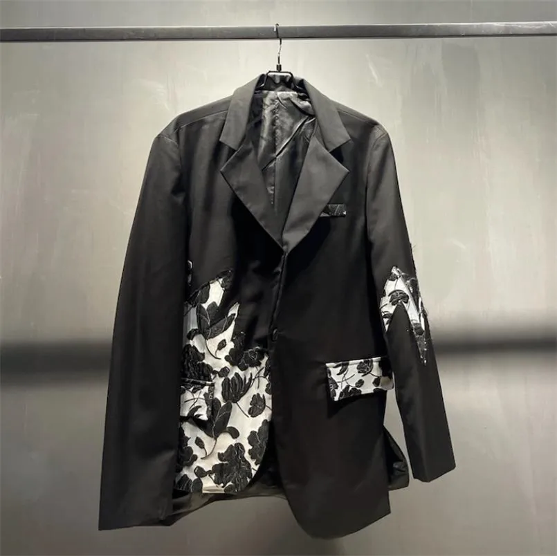 Customized loose autumn winter thin irregular split suit coat Men women suit Jacket patchwork distressed Frayed Blazer Y4157
Customized loose autumn winter thin irregular split suit coat Men women suit Jacket patchwork distressed Frayed Blazer Y4157