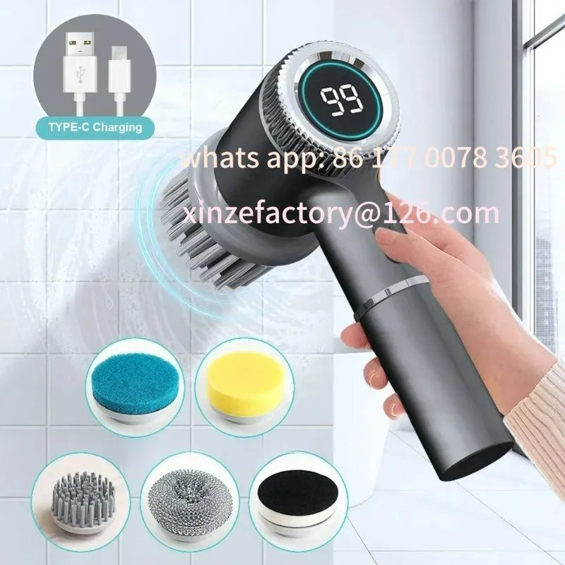 Customizable Smart Display Electric Cleaning Brush Wireless Kitchen Sink Cleaning Brush Waterproof Electric Pot Brush Cleaning
Customizable Smart Display Electric Cleaning Brush Wireless Kitchen Sink Cleaning Brush Waterproof Electric Pot Brush Cleaning