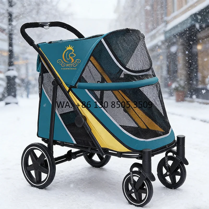 Fast Fold Pet Stroller Ultra Low Chassis Dual Brake Breathable Washable Pad Compact Dog Cat Stroller for Easy Storage
Fast Fold Pet Stroller Ultra Low Chassis Dual Brake Breathable Washable Pad Compact Dog Cat Stroller for Easy Storage