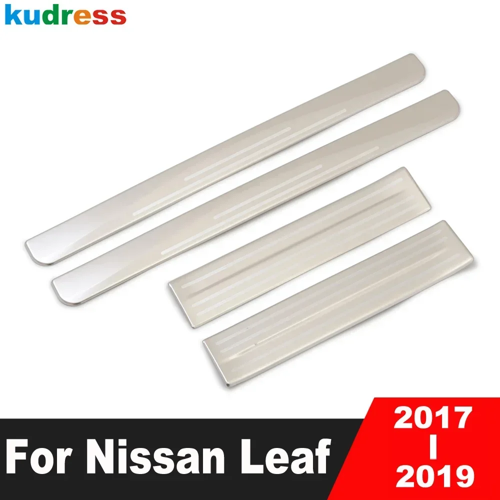 Door Sill Scuff Plate Cover Trim For Nissan Leaf 2017 2018 2019 Steel Car Welcome Door Pedal Protector Guard Pad Accessories
Door Sill Scuff Plate Cover Trim For Nissan Leaf 2017 2018 2019 Steel Car Welcome Door Pedal Protector Guard Pad Accessories