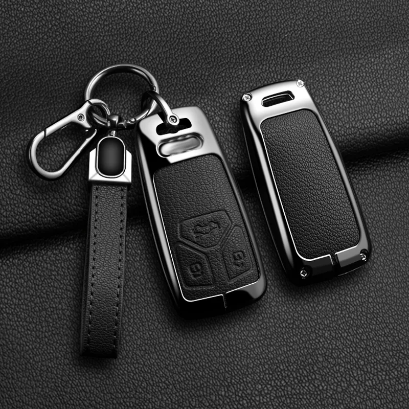 Zinc alloy+leather car key case, suitable for Audi A4 B9 A5 A6 8S 8W Q5 Q7 4M S4 S5 S7 TT TTS TFSI RS car key protection shell
Zinc alloy+leather car key case, suitable for Audi A4 B9 A5 A6 8S 8W Q5 Q7 4M S4 S5 S7 TT TTS TFSI RS car key protection shell