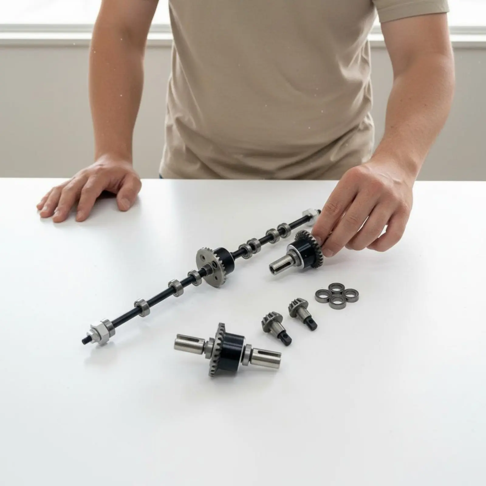 Front and Rear Differential Set Wear-Resistant 1/12 Scale Car Shaft Differential RC Car Shaft Assembly Easy to Install
Front and Rear Differential Set Wear-Resistant 1/12 Scale Car Shaft Differential RC Car Shaft Assembly Easy to Install