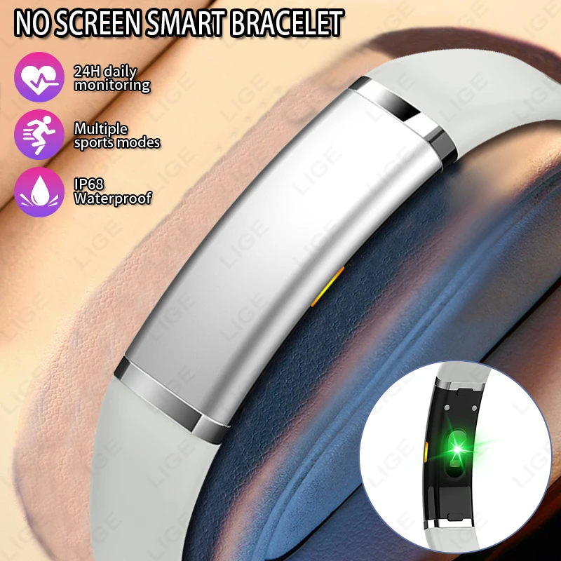 LIGE 2026 New Women Smart Bracelet Sport Mode Fitness Tracker Heart Rate Health Monitor Waterproof Ladies No screen Smart Watch
LIGE 2026 New Women Smart Bracelet Sport Mode Fitness Tracker Heart Rate Health Monitor Waterproof Ladies No screen Smart Watch