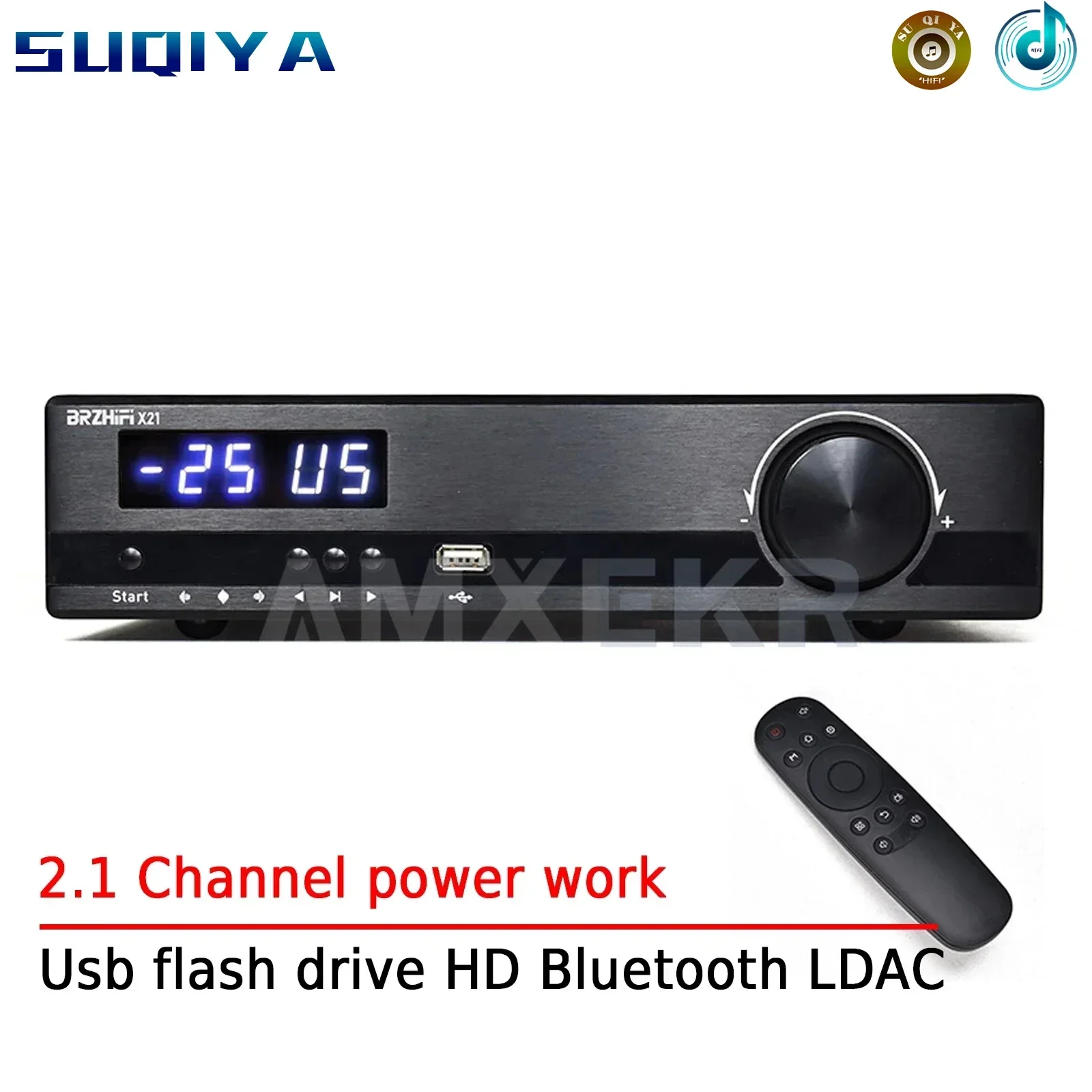 AMXEKR Fever 2.1 Channel High Power Amplifier U Disk HD Bluetooth LDAC Digital Decoding Lossless Playback
AMXEKR Fever 2.1 Channel High Power Amplifier U Disk HD Bluetooth LDAC Digital Decoding Lossless Playback