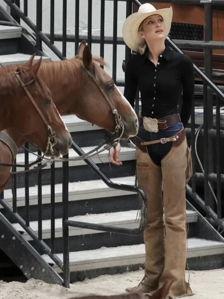 Стильная облегающая эластичная рубашка с длинным рукавом Bella Hadid, черная, повседневный стиль, из полиэфирного волокна, дышащая, для ухода за кожей
Стильная облегающая эластичная рубашка с длинным рукавом Bella Hadid, черная, повседневный стиль, из полиэфирного волокна, дышащая, для ухода за кожей