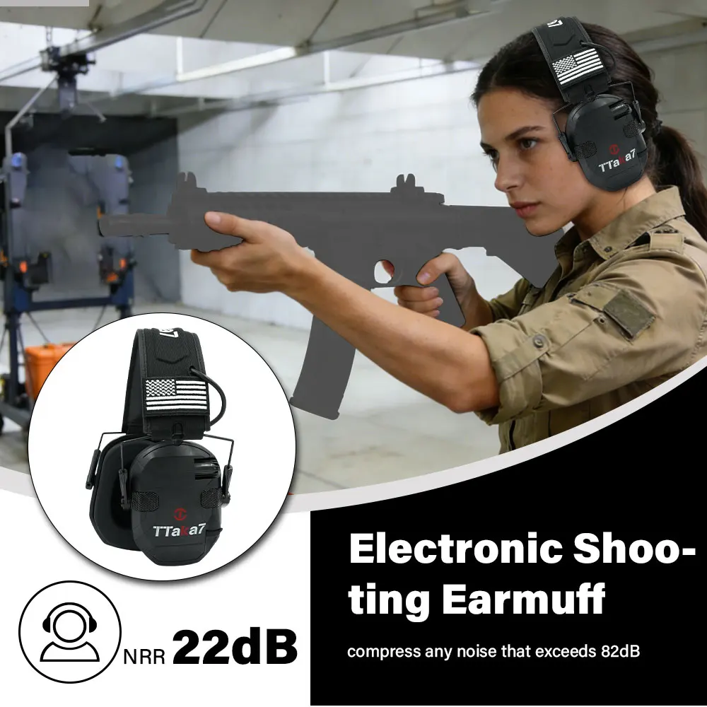 New Tactical Electronic Shooting Anti-noise Headphone Sound Amplification Hearing Protection Headset Foldable Earmuff Case
New Tactical Electronic Shooting Anti-noise Headphone Sound Amplification Hearing Protection Headset Foldable Earmuff Case