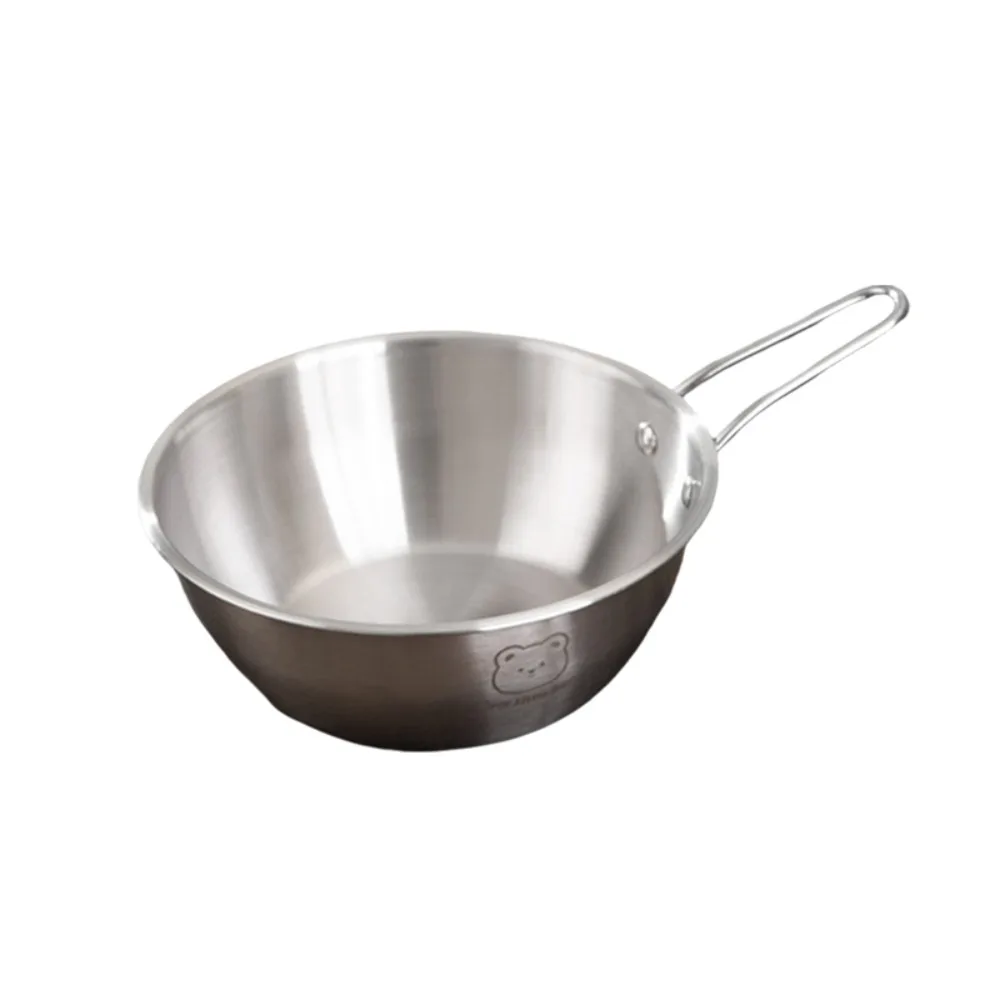 Bear Pattern Korean Noodle Bowl 304 Stainless Steel Doubel/Single Handle Seafood Rice Pot Shockproof Paella Pan Picnic
Bear Pattern Korean Noodle Bowl 304 Stainless Steel Doubel/Single Handle Seafood Rice Pot Shockproof Paella Pan Picnic