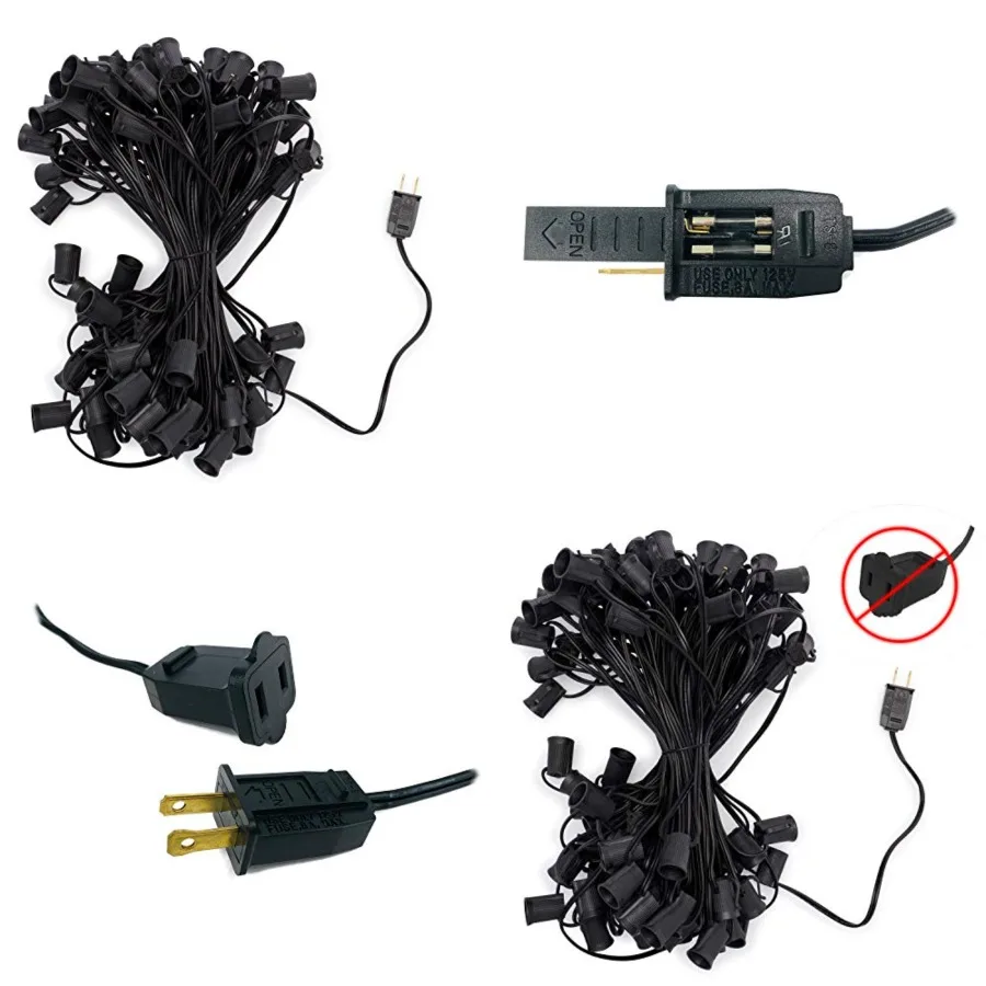 Holiday Lighting Outlet C9 Christmas Light String, Patio Event Lighting, Cord, 12" Socket Spacing, E17
Holiday Lighting Outlet C9 Christmas Light String, Patio Event Lighting, Cord, 12" Socket Spacing, E17