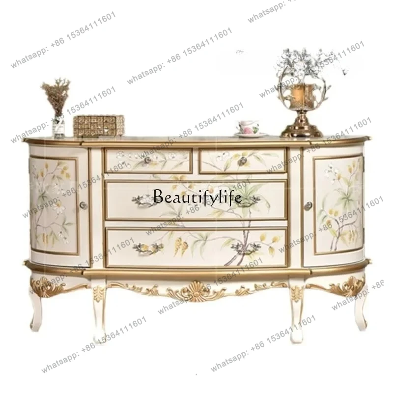 FG26American rural painted entrance door porch cabinet solid wood European retro locker semi-circular decorative cabinet
FG26American rural painted entrance door porch cabinet solid wood European retro locker semi-circular decorative cabinet