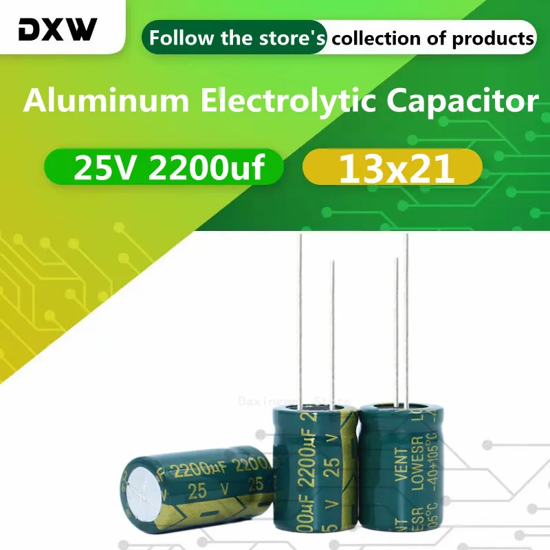 20 шт. 25 В 2200 мкФ алюминиевый электролитический конденсатор 13X21 длительный срок службы и высокочастотный конденсатор с низким сопротивлением
20 шт. 25 В 2200 мкФ алюминиевый электролитический конденсатор 13X21 длительный срок службы и высокочастотный конденсатор с низким сопротивлением