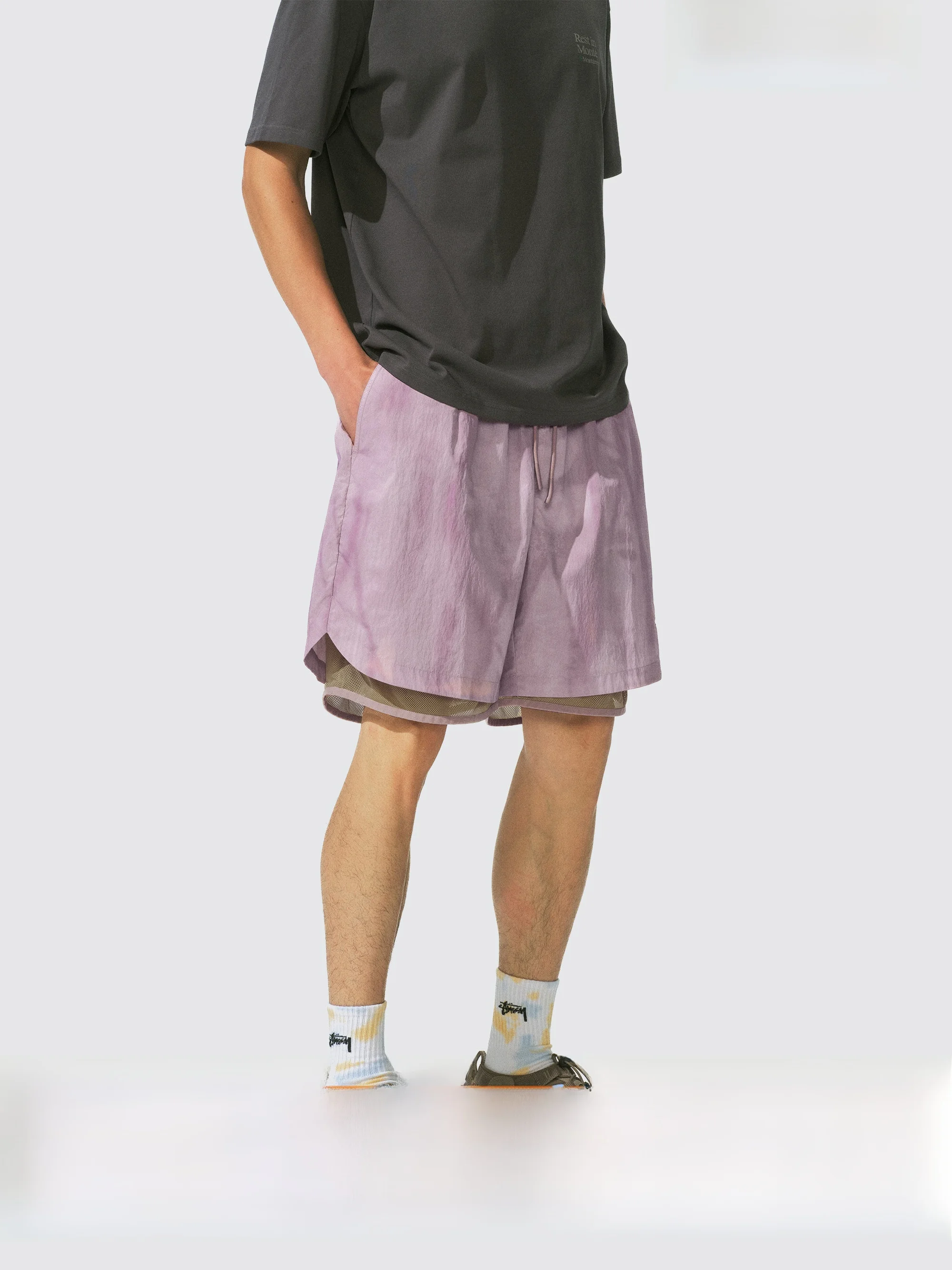 Outdoor Running Sports Five-Quarter Length Double Layer Dyed Print Breathable Monterest Shorts Casual Youthful Spring Summer
Outdoor Running Sports Five-Quarter Length Double Layer Dyed Print Breathable Monterest Shorts Casual Youthful Spring Summer