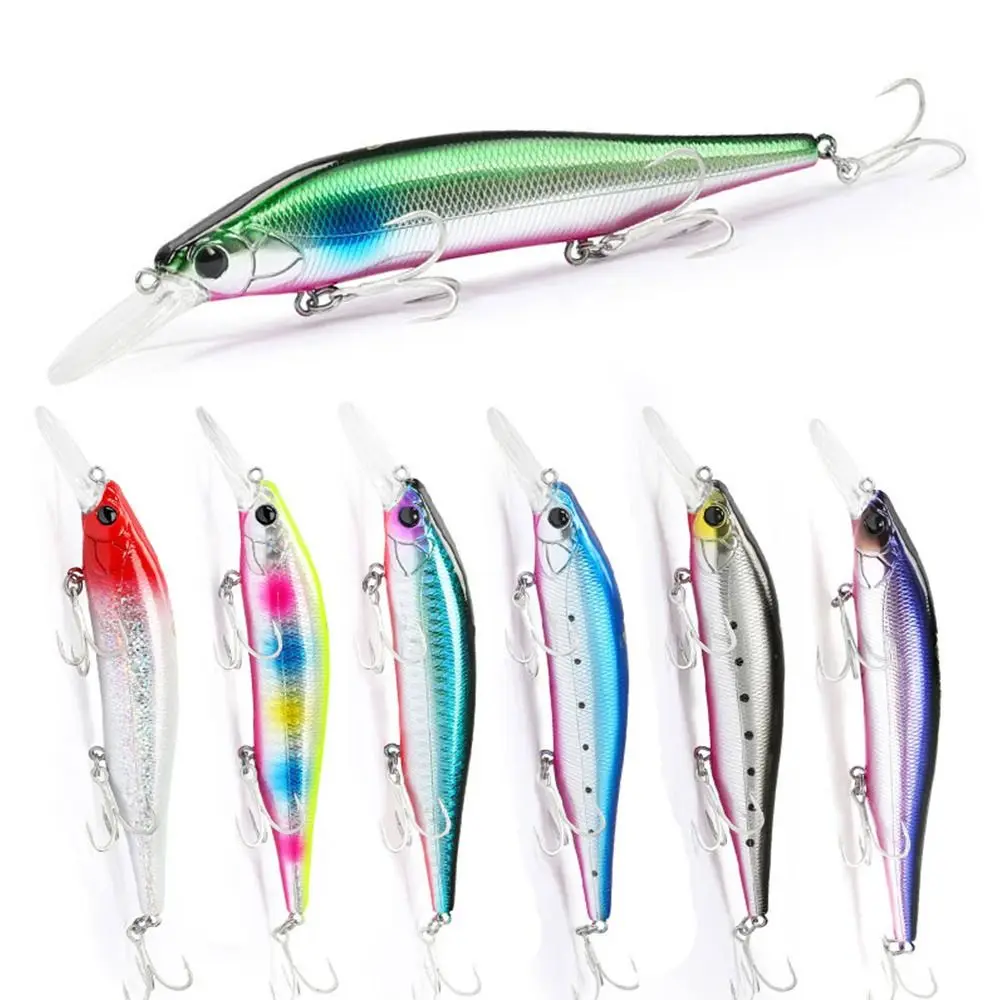 11.5CM/16.7g Crankbaits Striped bass Fish Hooks sinking Minnow Baits Winter Fishing Minnow Lures
11.5CM/16.7g Crankbaits Striped bass Fish Hooks sinking Minnow Baits Winter Fishing Minnow Lures