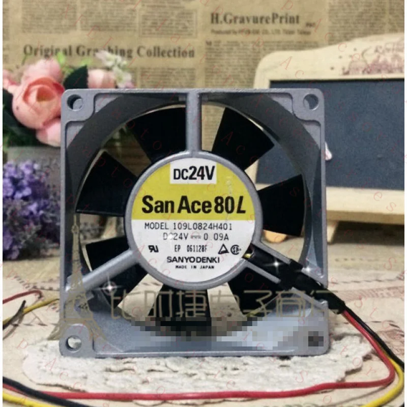 D 1pcs FOR SANYO 109L0824H401 8cm8025 24V 0.09A 3-wire aluminum frame cooling fan
D 1pcs FOR SANYO 109L0824H401 8cm8025 24V 0.09A 3-wire aluminum frame cooling fan