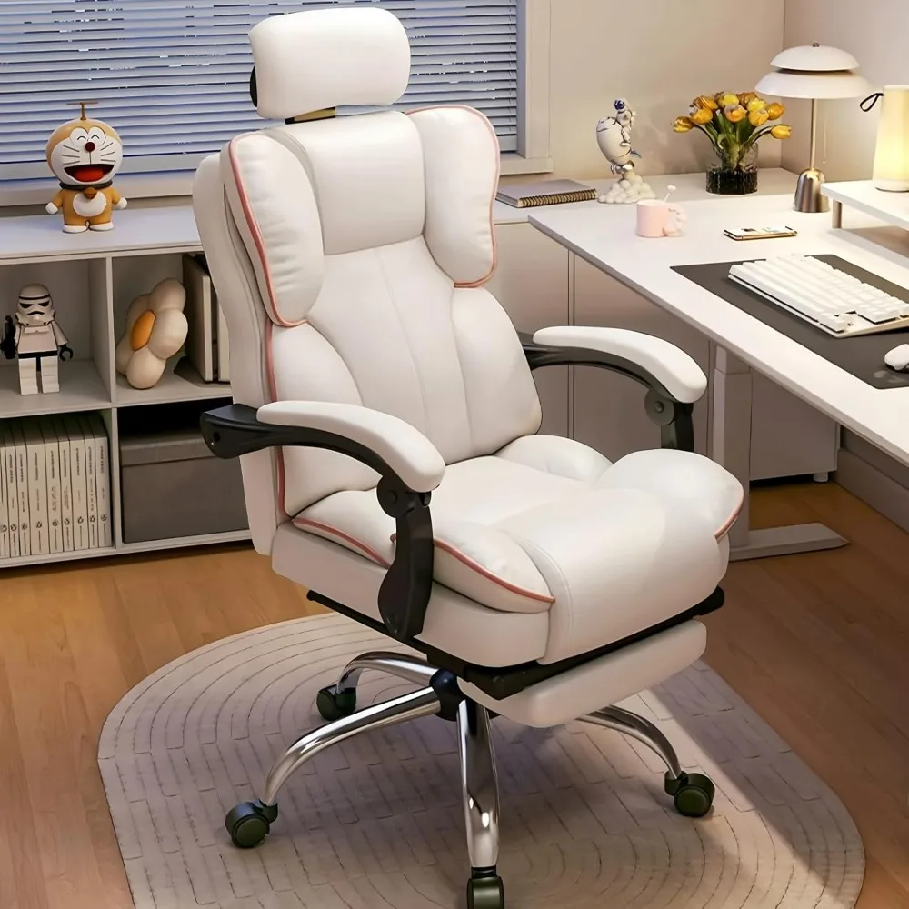 HDHDBA Executive Office Chair High Back Adjustable Home Computer Chairs Big and Tall Desk Chair Back Support Swivel PU Leather C
HDHDBA Executive Office Chair High Back Adjustable Home Computer Chairs Big and Tall Desk Chair Back Support Swivel PU Leather C