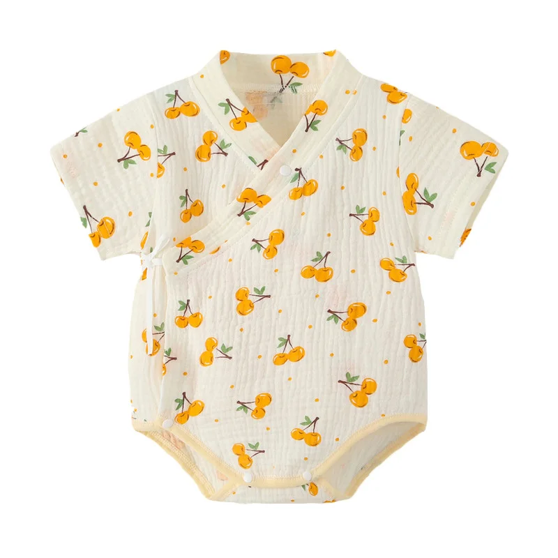 Baby Summer Clothes Newborn Jumpsuit Girls Boys Muslin Cotton Shorts Sleeve Infant Romper 0-2 Years
Baby Summer Clothes Newborn Jumpsuit Girls Boys Muslin Cotton Shorts Sleeve Infant Romper 0-2 Years