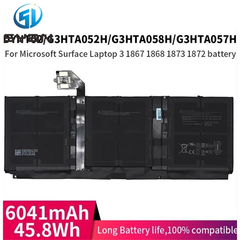 Аккумулятор SYan 1872 1873 для ноутбука Microsoft Surface, 3, 15 дюймов, 7,58 в, 6041 Вт-ч, мАч, G3HTA057H, G3HTA058H
Аккумулятор SYan 1872 1873 для ноутбука Microsoft Surface, 3, 15 дюймов, 7,58 в, 6041 Вт-ч, мАч, G3HTA057H, G3HTA058H