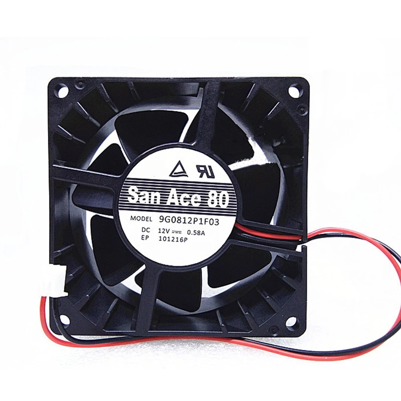Y+New For SANYO 9G0812P1F03 12V 0.58A cooling fan
Y+New For SANYO 9G0812P1F03 12V 0.58A cooling fan