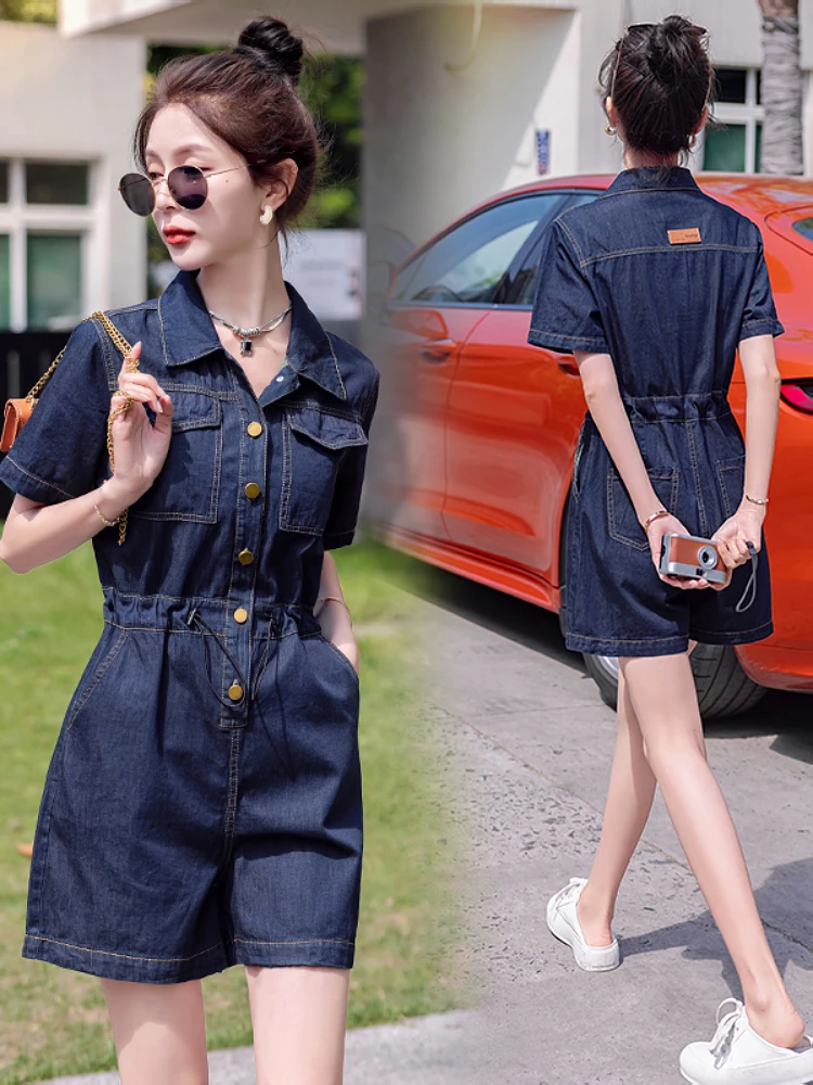 Casual Denim Jumpsuit Women Summer 2025 Faion Small Size Sli Youthful ort Sve Jumpsuit Wide Leg orts
Casual Denim Jumpsuit Women Summer 2025 Faion Small Size Sli Youthful ort Sve Jumpsuit Wide Leg orts