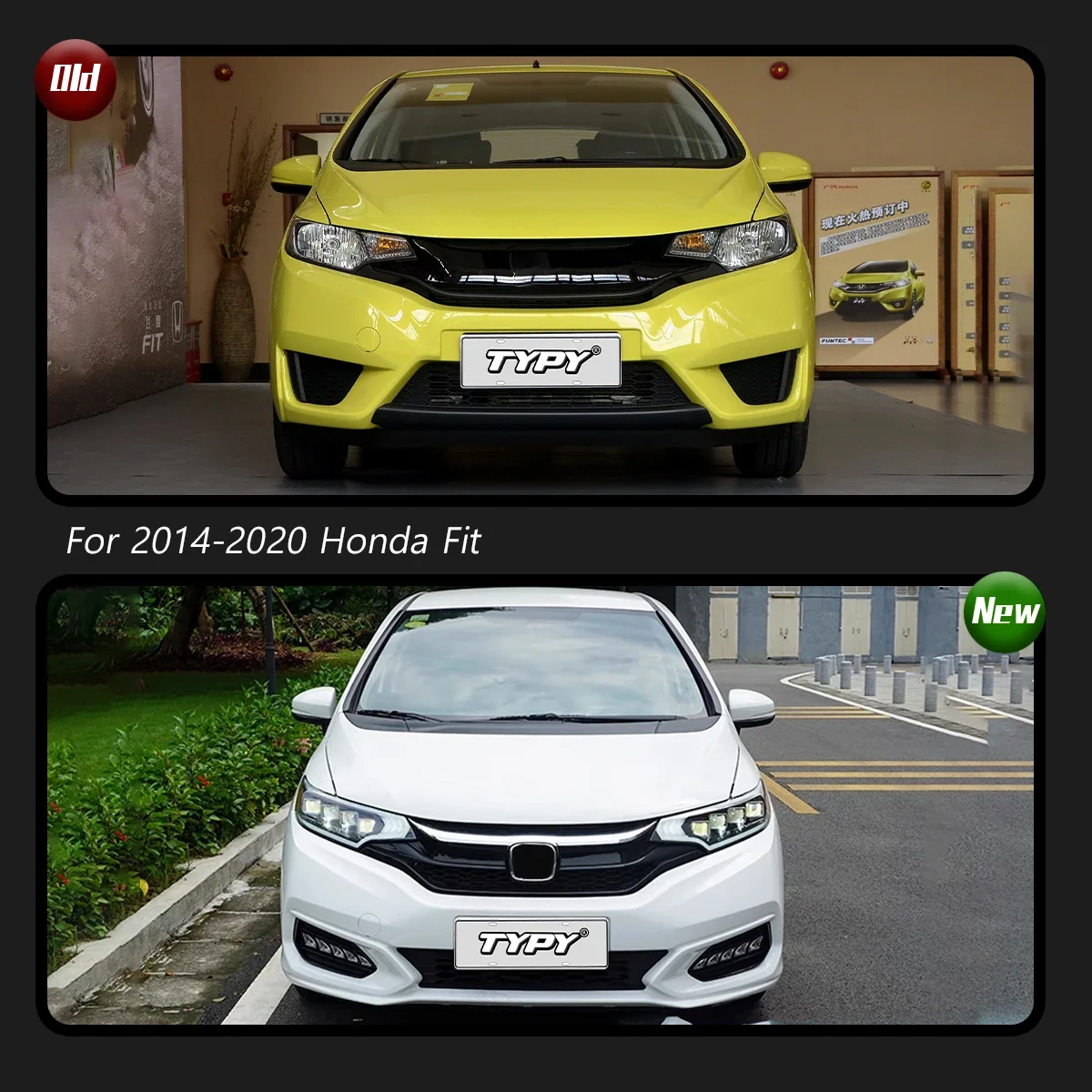 TYPY Car Light For Honda Fit GK5 Headlights 2014-2020 DRL Full LED Projector 4 Lens Head Lamps Turn Signal
TYPY Car Light For Honda Fit GK5 Headlights 2014-2020 DRL Full LED Projector 4 Lens Head Lamps Turn Signal