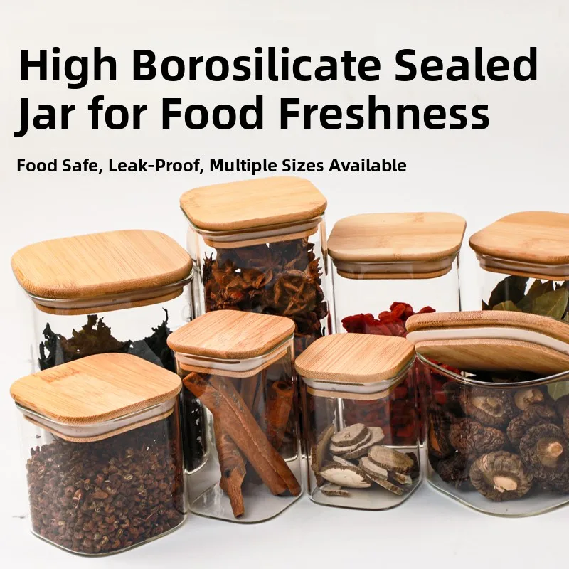 Home Use Tea Le Container Food ade Glass Sed Storage Jar Portable ain Bottle Kitchen Storage Canister Fre Sle
Home Use Tea Le Container Food ade Glass Sed Storage Jar Portable ain Bottle Kitchen Storage Canister Fre Sle