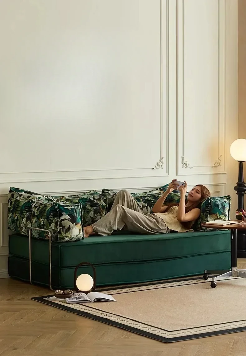 Fabric sofa small apartment living room straight row module double triple folding dual-purpose sofa bed
Fabric sofa small apartment living room straight row module double triple folding dual-purpose sofa bed