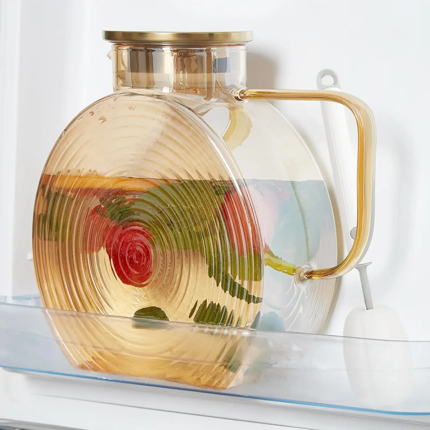 Snail Glass Pitcher 2.5L 84oz Large Iced Tea Pitcher with Handle Lids for Fridge Door Water Jug Sun Tea Bottles Cold Water Cups
Snail Glass Pitcher 2.5L 84oz Large Iced Tea Pitcher with Handle Lids for Fridge Door Water Jug Sun Tea Bottles Cold Water Cups
