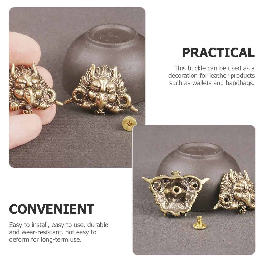 2Pcs Brass Buckle Vintage Style Metal Button for Bags DIY Craft Decoration Sewing Hardware Assorted Buttons
2Pcs Brass Buckle Vintage Style Metal Button for Bags DIY Craft Decoration Sewing Hardware Assorted Buttons