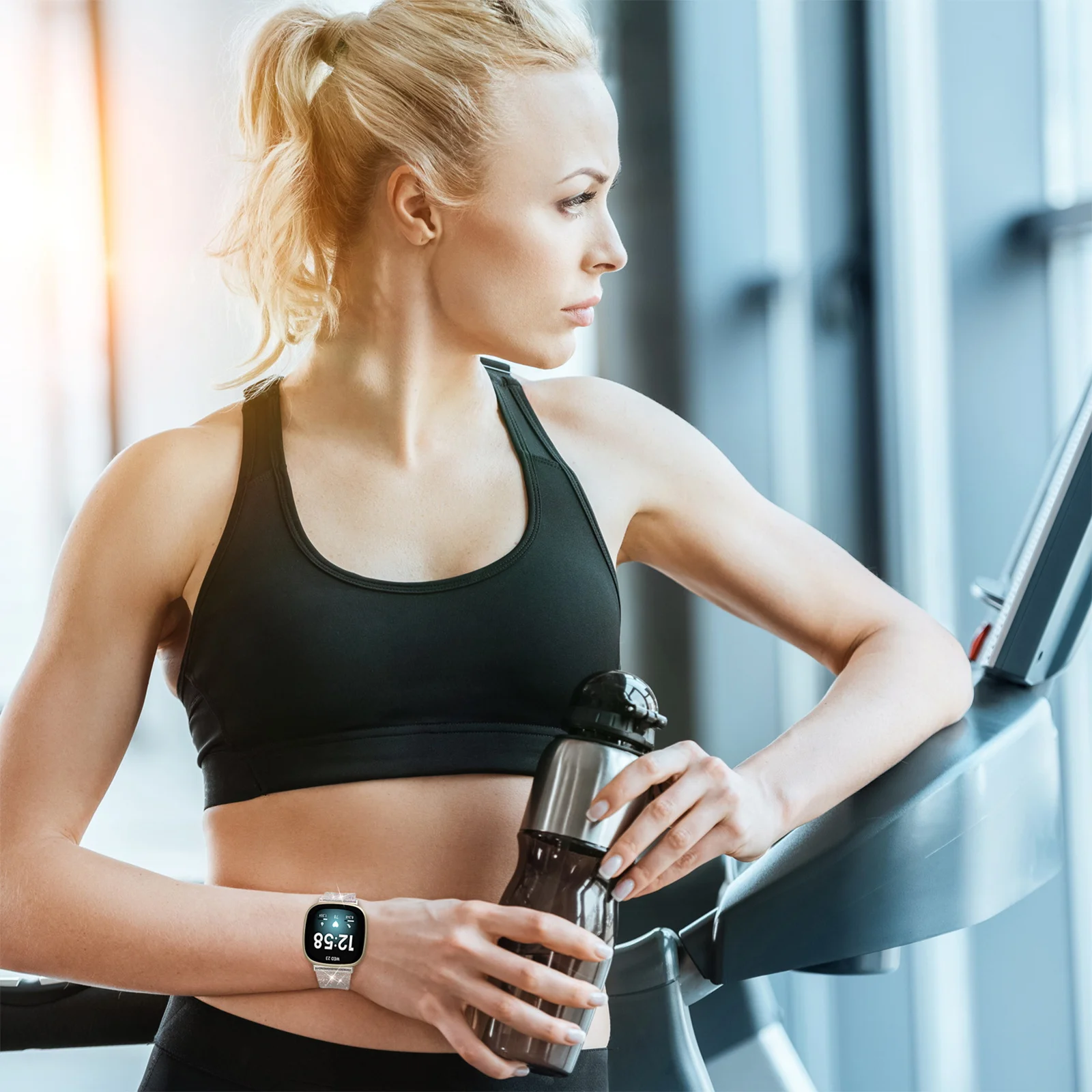 Glitter Silicone Watch Strap Adjustable For 3 Bling Watchband Replacement Wrist Band Fashion Accessory
Glitter Silicone Watch Strap Adjustable For 3 Bling Watchband Replacement Wrist Band Fashion Accessory