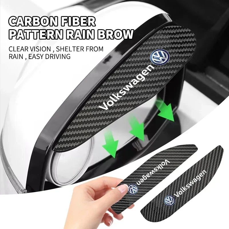 2pcs Carbon Fiber Car Rearview Mirror Rain Eyebrow Blocker Sun Visor For Volkswagen Mitsubishi Abarth JEEP Volvo Jaguar Honda
2pcs Carbon Fiber Car Rearview Mirror Rain Eyebrow Blocker Sun Visor For Volkswagen Mitsubishi Abarth JEEP Volvo Jaguar Honda