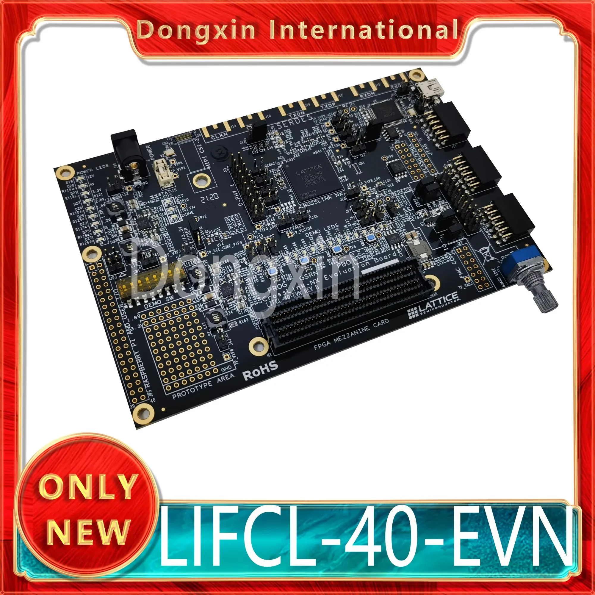 LIFCL-40-EVN LIFCL-40-9BG400C CrossLink-NX FPGA LATTICE original development board
LIFCL-40-EVN LIFCL-40-9BG400C CrossLink-NX FPGA LATTICE original development board