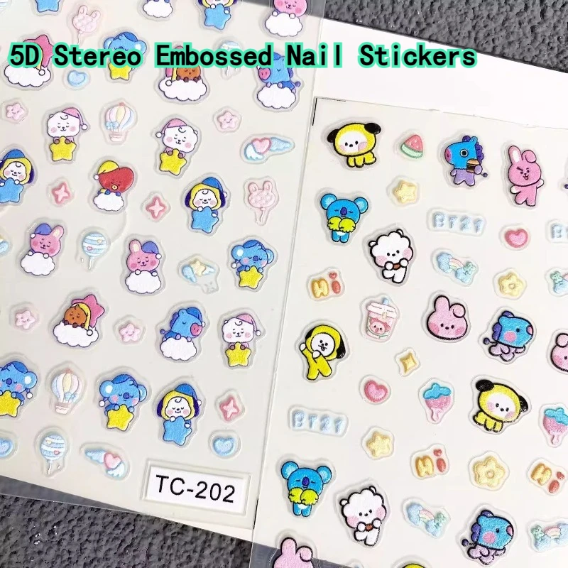 2 шт. BT21 5D объемные мультяшные наклейки для декора ногтей, DIY чехлов для телефонов, CCD-камер
2 шт. BT21 5D объемные мультяшные наклейки для декора ногтей, DIY чехлов для телефонов, CCD-камер