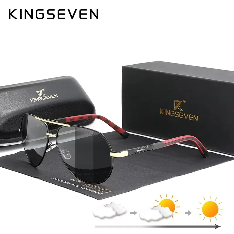 KINGSEVEN классические поляризационные солнцезащитные очки-пилот, мужские роскошные очки UV400, мужские модные очки для вождения и отпуска, повседневные очки в стиле ретро
KINGSEVEN классические поляризационные солнцезащитные очки-пилот, мужские роскошные очки UV400, мужские модные очки для вождения и отпуска, повседневные очки в стиле ретро
