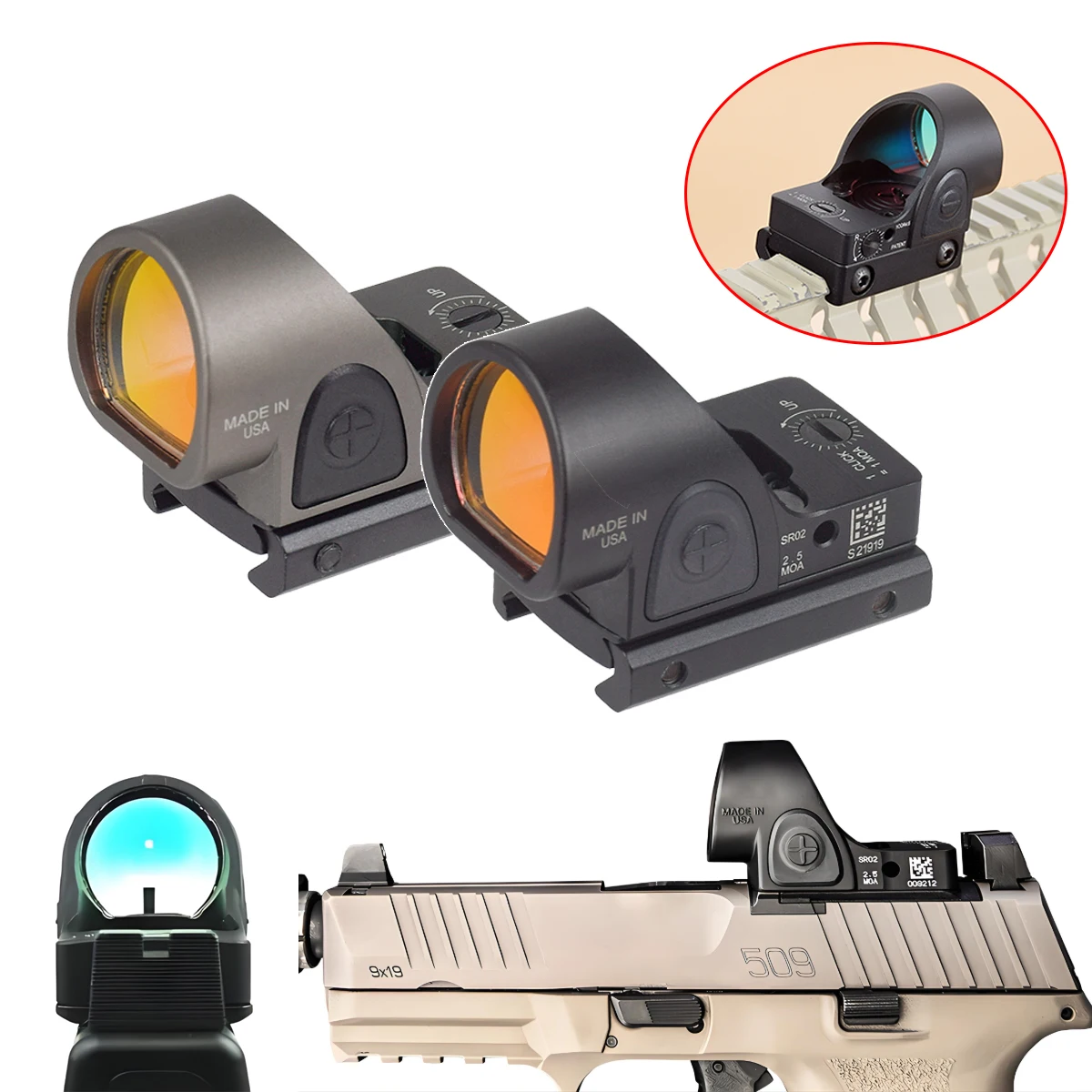 Trij SR/RM Red Dot Sight Scope For Pistol GLOCK 17 Reflex Collimator Hunting RM Red Dot Optics Riflescope 20mm Rail AR15 M4
Trij SR/RM Red Dot Sight Scope For Pistol GLOCK 17 Reflex Collimator Hunting RM Red Dot Optics Riflescope 20mm Rail AR15 M4