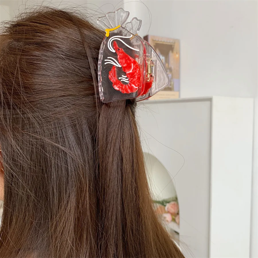 NEW Summer Starfish Lobster Bag Acetate Hair Claw Ocean Series Claw Clips Trendy Hair Clips Hair Accessories for Women Girls
NEW Summer Starfish Lobster Bag Acetate Hair Claw Ocean Series Claw Clips Trendy Hair Clips Hair Accessories for Women Girls
