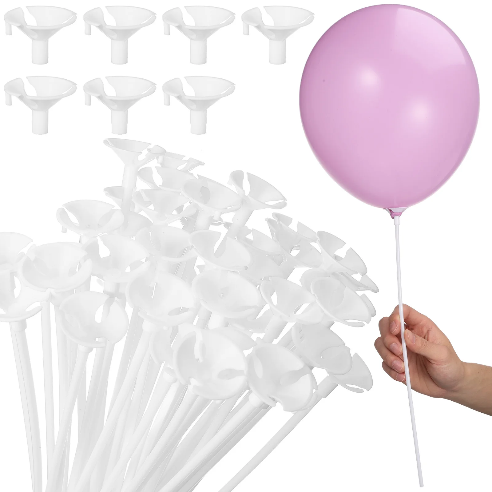 50pcs Balloon Holder Sticks Birthday Decoration Cup Party Carnival Wedding Reusable Latex Foil Balloons Stick Holder
50pcs Balloon Holder Sticks Birthday Decoration Cup Party Carnival Wedding Reusable Latex Foil Balloons Stick Holder