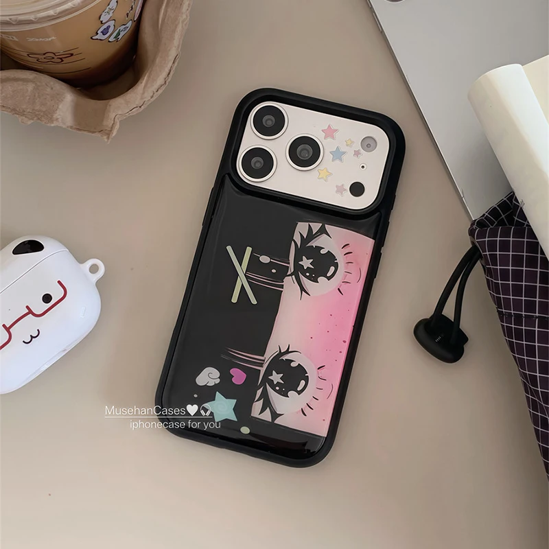 Ins Korean Anime Girl Star Hair Clip Border Drip Glue Phone Case For iPhone 17 Air 16 Pro Max 15 14 Plus 13 12 11 Back Cover
Ins Korean Anime Girl Star Hair Clip Border Drip Glue Phone Case For iPhone 17 Air 16 Pro Max 15 14 Plus 13 12 11 Back Cover