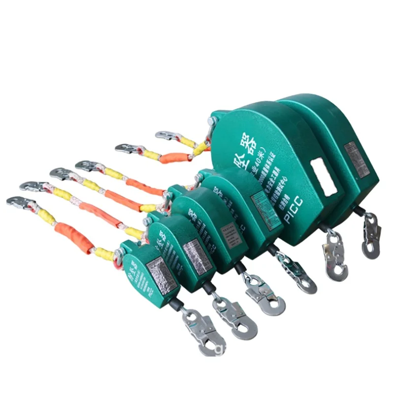 High Quality Factory Hot Sale Safety Wire Rope Grab Fall Arrestor Self Retractable Lifeline Fall Arrester Systems
High Quality Factory Hot Sale Safety Wire Rope Grab Fall Arrestor Self Retractable Lifeline Fall Arrester Systems