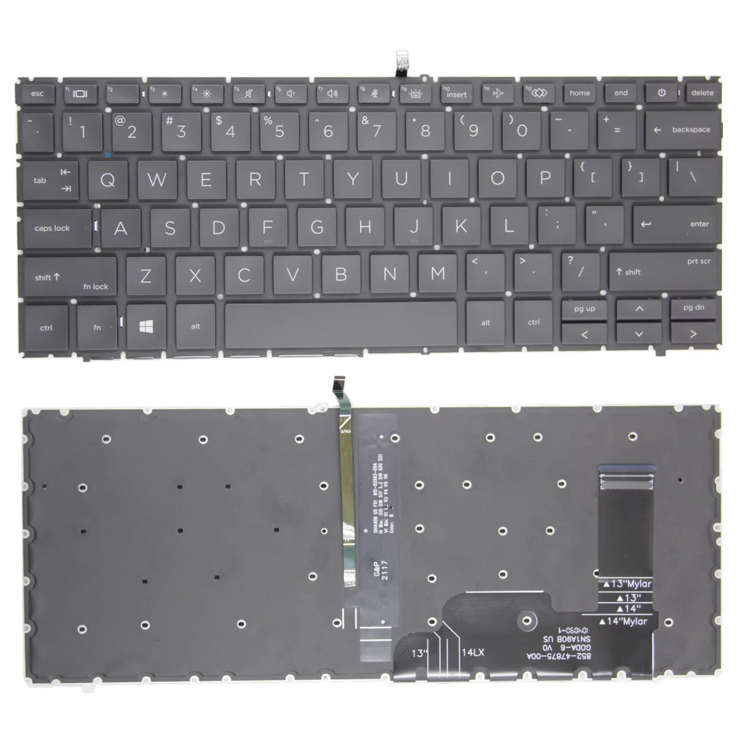 For HP 830 845 840 G9 G10 G11 Zbook Firefly14 G9 G10 Backlit Keyboard
For HP 830 845 840 G9 G10 G11 Zbook Firefly14 G9 G10 Backlit Keyboard