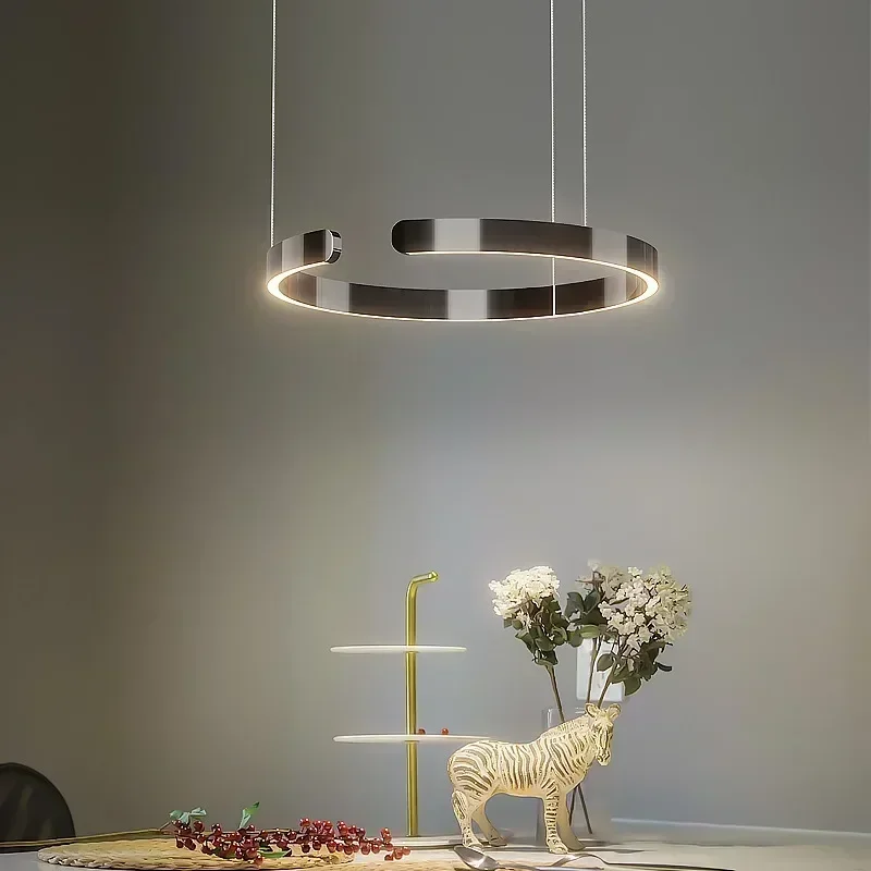 SANDYHA Modern Ring LED Chandelier Pendant Light for Bedroom Dining Room Study Free Lifting Design Ceiling Lamp
SANDYHA Modern Ring LED Chandelier Pendant Light for Bedroom Dining Room Study Free Lifting Design Ceiling Lamp