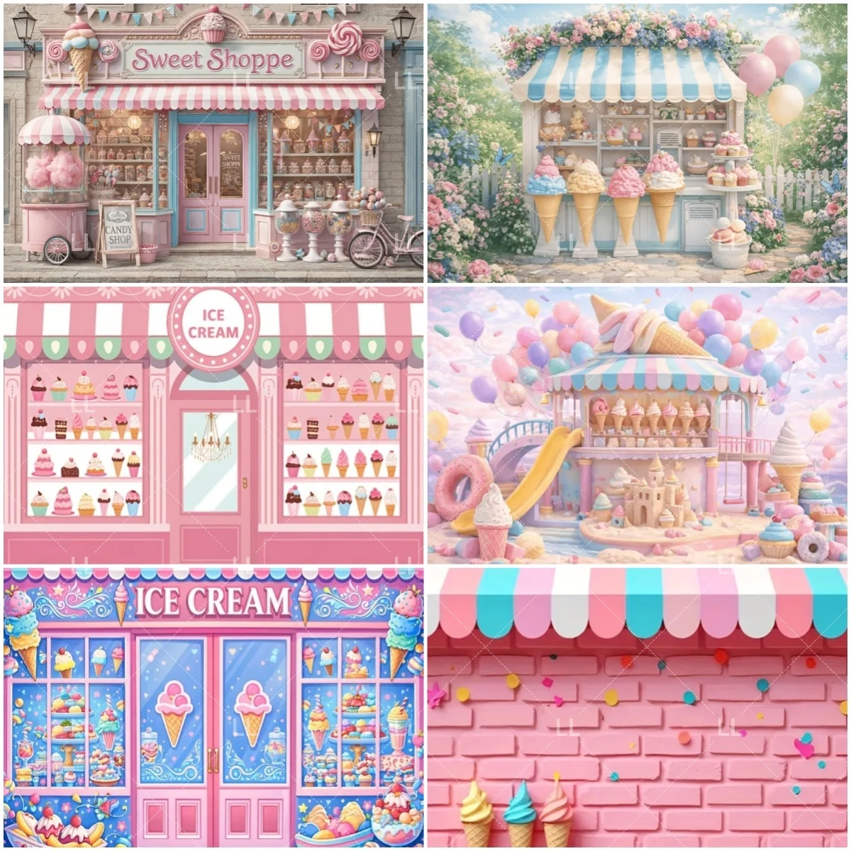 Lce Cream Shop Summer Backdrop Pink Sweet Dessert Princess Birthday Party Decoration Girl Shower Photography Background Prop
Lce Cream Shop Summer Backdrop Pink Sweet Dessert Princess Birthday Party Decoration Girl Shower Photography Background Prop