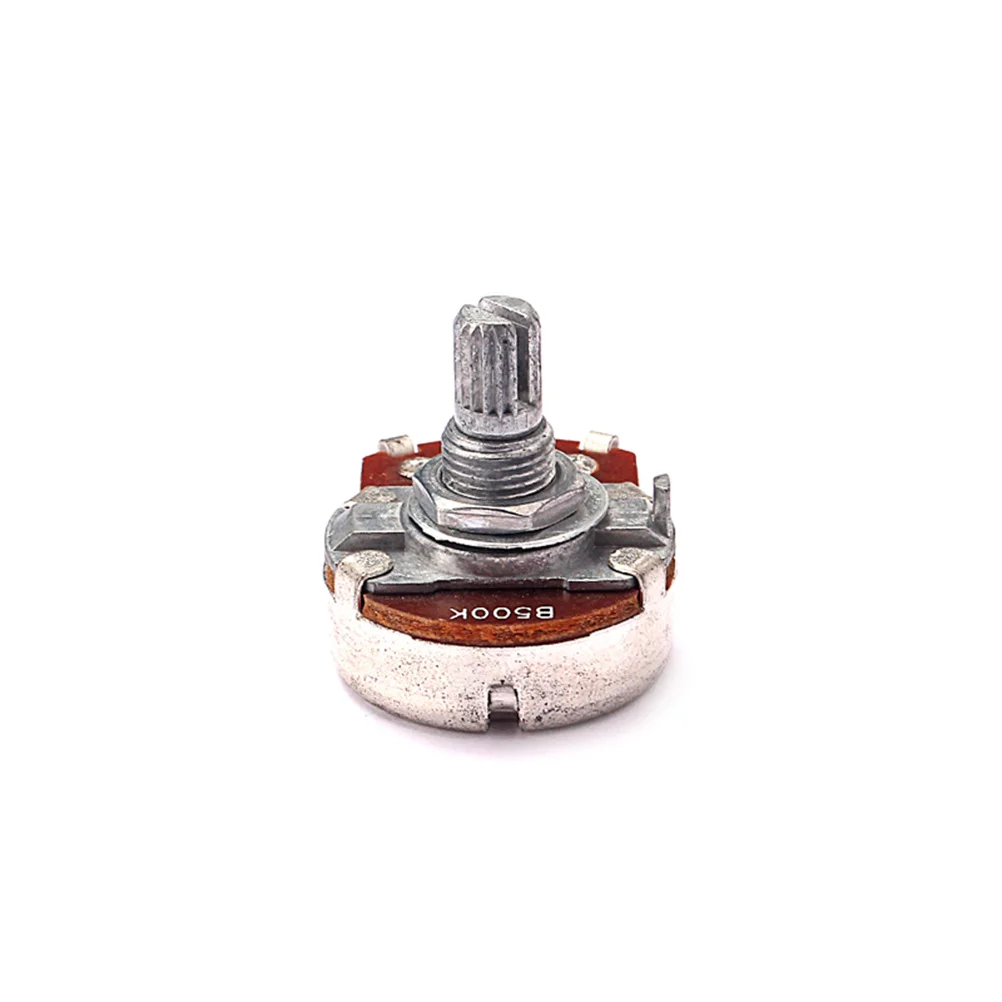 B500k Guitar Potentiometers Long Knurled Split Shaft 15mm Shaft Volume Tone Controls Guitar Potentiometer B500k Solder Lugs
B500k Guitar Potentiometers Long Knurled Split Shaft 15mm Shaft Volume Tone Controls Guitar Potentiometer B500k Solder Lugs