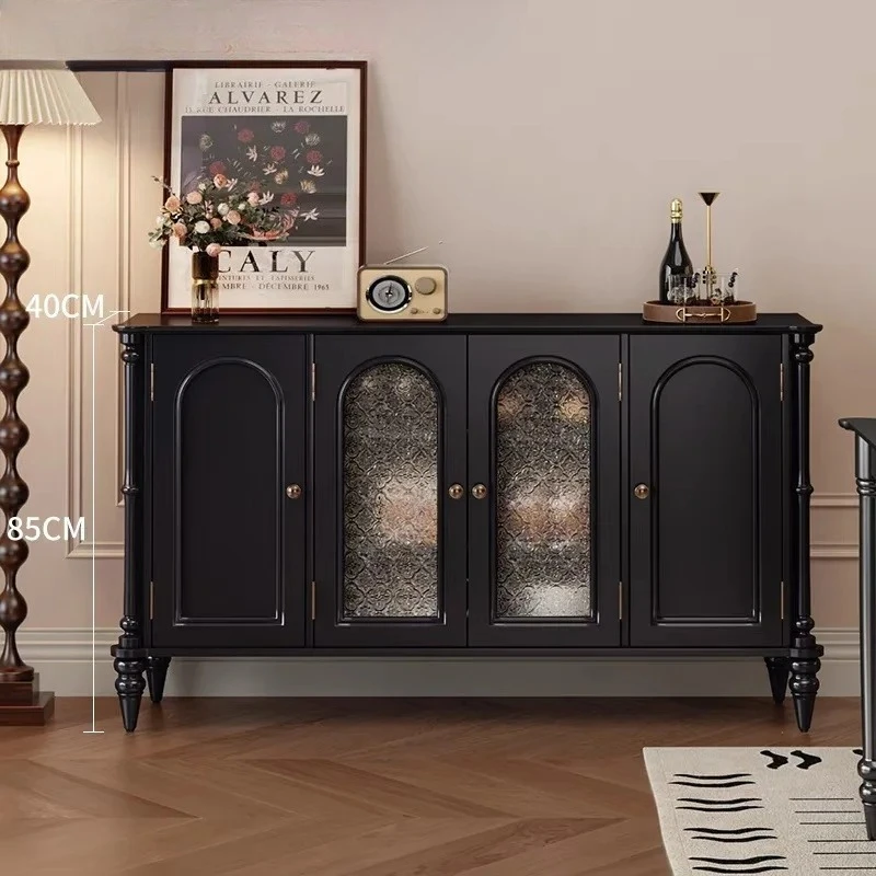 Retro American side cabinet French simple living room integrated storage side cabinet storage against the wall
Retro American side cabinet French simple living room integrated storage side cabinet storage against the wall